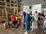 У иконы Божией Матери «Оршанская» в храме села Покровка и молитвенном доме села Волошино совершено молебное пение