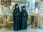Торжественное соборное богослужение в праздник Собора Воронежских святых было совершено в Благовещенском кафедральном соборе города Воронежа