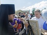 Правящий Архиерей открыл традиционную благотворительную ярмарку, посвященную престольному празднику Ильинского кафедрального собора