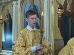 Правящий Архиерей возглавил торжественное богослужение в Тихоновском соборном храме города Острогожска и освятил новонаписанные фрески