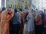 В Неделю 5-ю по Пасхе, о самаряныне, Правящий Архиерей возглавил воскресное богослужение в Свято-Ильинском кафедральном соборе города Россоши