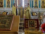 В Неделю 11-ю по Пятидесятнице епископ Дионисий возглавил воскресное богослужение в Свято-Ильинском кафедральном соборе города Россошь
