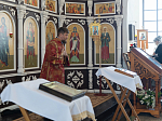 Епископ Россошанский и Острогожский Дионисий совершил Божественную литургию в Георгиевском храме с. Манино Калачеевского района