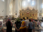 Экскурсия по храму в честь Всемилостивого Спаса для ребят из летнего лагеря