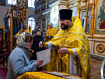 Протоиерей Евгений Бей совершил прощальную литургию в храме Вознесения Господня города Калач