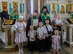 Глава Россошанской епархии возглавил служение молебна святым Петру и Февронии Муромским в Свято-Ильинском кафедральном соборе г. Россошь