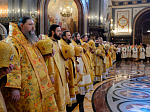 Глава Россошанской епархии сослужил Предстоятелю Русской Православной Церкви в Храме Христа Спасителя в Москве