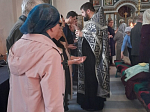 В Казанском храме г. Павловска совершили таинство Соборования