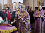 В субботу первой седмицы Великого поста Правящий Архиерей совершил Литургию в Троицком храме пгт Подгоренский