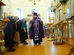 Всенощное бдение с выносом креста в Казанском храме Каменки