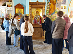 В городе Калач состоялась просветительская встреча учащихся местной СОШ № 6 с иереем Димитрием Ткаченко