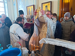 В Тихоновском соборном храме города Острогожска молитвенно отметили праздник Богоявления