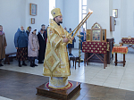 В Неделю 19-ю по Пятидесятнице епископ Дионисий совершил Божественную литургию в Воскресенском соборе Белогорского мужского монастыря