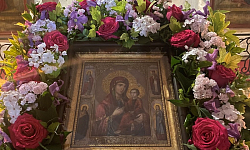 В Костомаровской обители молитвенно встретили праздник Тихвинской иконы Божией Матери
