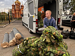 Руководитель епархиального отдела посетил с гуманитарной миссией военные подразделения