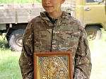 Помощник благочинного Калачеевского церковного округа по взаимодействию с казачеством в Петропавловском районе посетил казачий круг