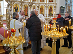 В Свято-Митрофановском храме села Верхний молитвенно отметили праздник Сретения Господня