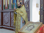 В Неделю 19-ю по Пятидесятнице епископ Дионисий совершил Божественную литургию в Воскресенском соборе Белогорского мужского монастыря