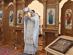 Преосвященнейший епископ Дионисий совершил Великое освящение Троицкого храма с. Новомеловатка