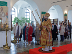 Преосвященнейший епископ Дионисий совершил Божественную литургию в Георгиевском храме села Манино Калачеевского района
