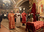 Протоиерей Владимир Шереметов совершил Пасхальное богослужение в Михайло-Архангельском храме и молебное пение на сельских приходах