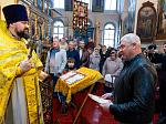 Протоиерей Евгений Бей совершил прощальную литургию в храме Вознесения Господня города Калач