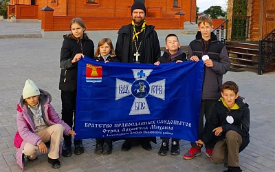 Отряд Архангела Михаила Братства православных следопытов совершил поездку в Белогорский Воскресенский мужской монастырь