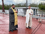 Освящение понтонного моста