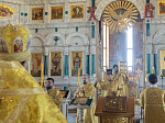 Правящий Архиерей совершил Божественную литургию в Свято-Ильинском кафедральном соборе города Россоши