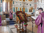 Богослужения в Неделю Крестопоклонную с чином изнесения Креста в Ильинском соборе г. Россошь