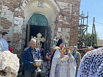 Праздничное богослужение в храме апостола Иоанна Богослова села Липчанка