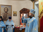 Архипастырь возглавил торжественное Богослужение в храме Покрова Пресвятой Богородицы города Павловска