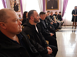 Правящий Архиерей встретился с родителями и воспитанниками воскресной школы «Добро» при Свято-Ильинском кафедральном соборе города Россоши