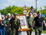 Подгоренцы проводили икону Божией Матери «Спорительница хлебов» в Россошанский район