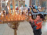 В храме святого мученика Иоанна Воина состоялось торжественное богослужение в честь Успения Пресвятой Богородицы