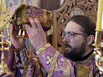 В субботу первой седмицы Великого поста Правящий Архиерей совершил Литургию в Троицком храме пгт Подгоренский