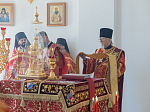 В день Радоницы Преосвященнейший епископ Дионисий совершил Литургию в Воскресенском соборе Белогорского епархиального мужского монастыря