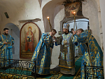 Преосвященнейший Дионисий, епископ Россошанский и Острогожский совершил Божественную литургию в Костомаровском Спасском монастыре
