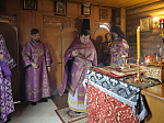 Правящий Архиерей совершил Литургию Преждеосвященных Даров в Воскресенском монастыре