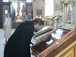 Правящий Архиерей совершил Божественную литургию в Свято-Ильинском кафедральном соборе города Россоши