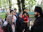 Преосвященнейший епископ Андрей совершил Всенощное бдение в Покровском храме села Шапошниковка