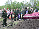 В Кантемировском районе состоялось перезахоронение останков воинов