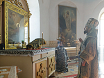 Епископ Дионисий совершил Литургию Преждеосвященных Даров в храме святителя Тихона, епископа Воронежского, Задонского чудотворца села Шубное Острогожского района