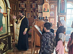Священнослужитель провел урок‑экскурсию для воспитанников воскресной группы Михайло-Архангельского храма села Воробьевка