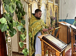 В праздник Святой Троицы в храме иконы Божией Матери «Казанская» села Покровка была совершена Божественная литургия