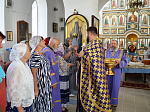 Праздничная Литургия и водосвятный молебен в Казанском храме г. Павловска