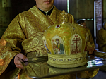В праздник Крещения Руси Правящий Архиерей совершил Литургию в храме Покрова Пресвятой Богородицы села Ливенка Павловского благочиния
