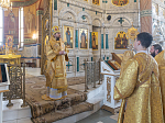 В день памяти апостола Андрея Первозванного епископ Дионисий возглавил богослужение в Свято-Ильинском кафедральном соборе города Россошь