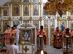 Преосвященнейший епископ Дионисий совершил Божественную литургию в Георгиевском храме села Терновое Острогожского района