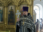 Епископ Дионисий совершил Литургию Преждеосвященных Даров в храме святителя Тихона, епископа Воронежского, Задонского чудотворца села Шубное Острогожского района